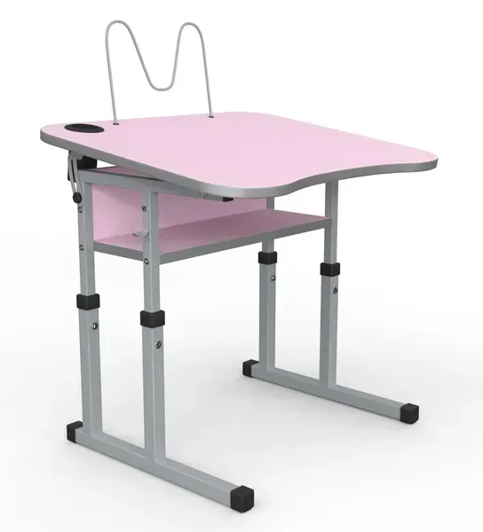 Стіл учнівський №4-7 з регулюванням куту нахилу стільниці 600х500 МФ Вересень